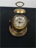 5-in vintage or antique alarm clock marked