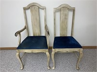 Captain’s & Side Chairs Distressed Painted