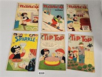(6) 1950s Nancy & Sluggo Comics