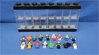 Lego Mini Figurines Display Case w/some mini