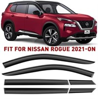 B3015  Voron Glass Tape-on Rain Guards Nissan Rog