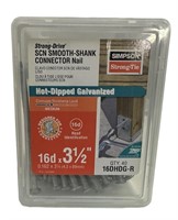 12 boxes, galvanized, connector nails 3 1/2 inch