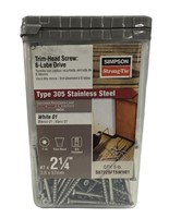 6  5 LBS  boxes stainless steel screws