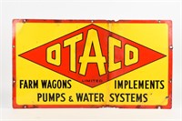 1955 OTACO FARM WAGONS IMPLEMENTS SSP SIGN
