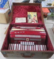 Imperial Accordion in case - model 1241