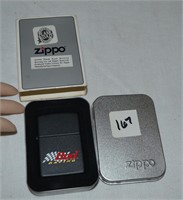 Vtg Zippo Lighter NOS Bud Racing Advertising