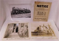 Paper ephemera: Railroad - Movie photos - & more