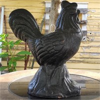 ROOSTER TERRA COTTA PLANTER VERY HEAVY POTTERY