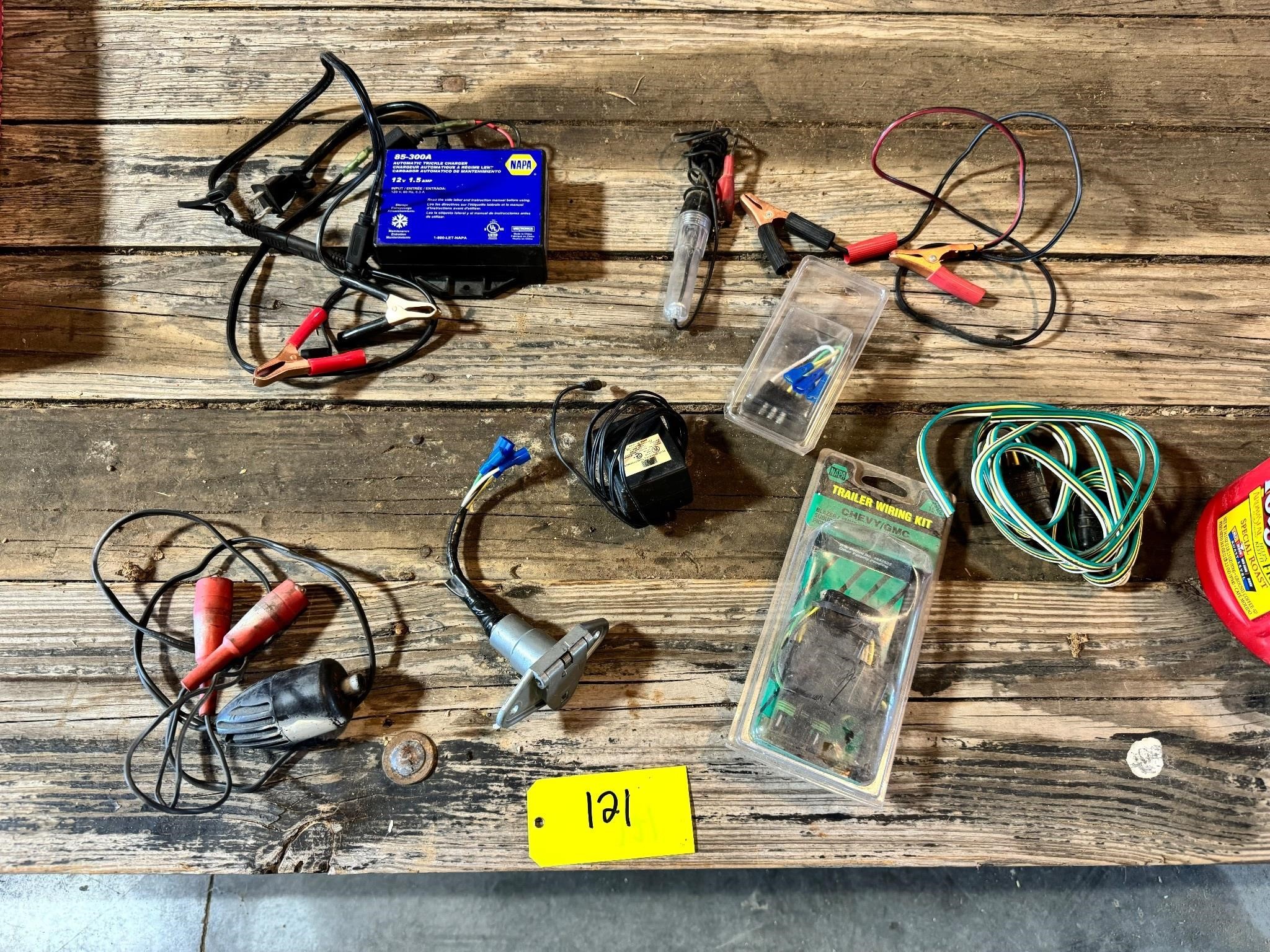 Battery Charger, Trailer Wiring Plugs, Electrical