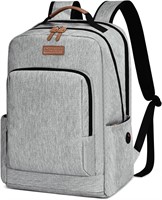 oscaurt 18 Inch Travel Laptop Backpack - Grey