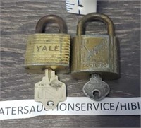 Vintage Padlocks with keys