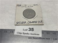 Silver Uncirculated 1968 Canada Quarter