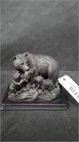 MOTHER BEAR AND CUBS STATUE