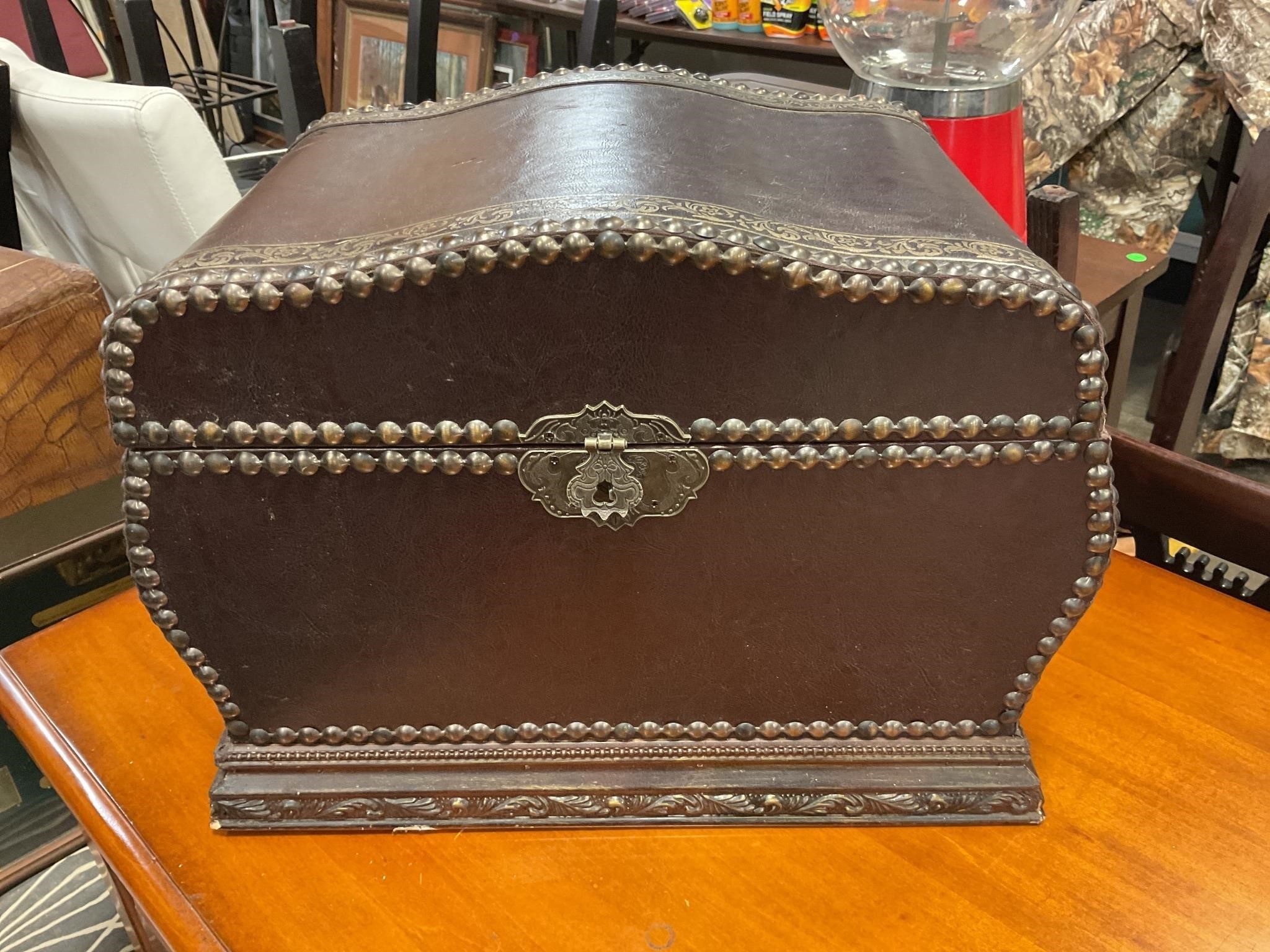 Storage box with handles