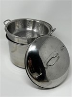 Stock Steamer Pot with 2 Baskets