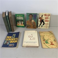 Assorted Vintage Books-Urkel, Cosby, Den Leaders