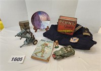 Penn's Tin, Tin Toys, Boy Scout Handbook,