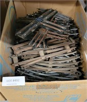 BOX OF ASSORTED RAILROAD TRACK