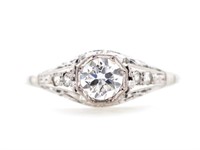 Australian Art Deco diamond ring