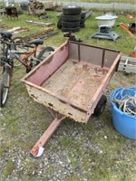 461) 30"x40" metal yard trailer