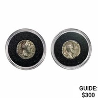 - Mark Aurelius Roman Denarius Silver Coins [2