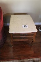 Vintage Side Table (Approximately 28"x22"x21")