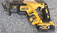 Police Auction: Dewalt Reciprocating Saw W Battery