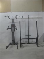 Weight Rack & W/ Club 290 Power Tower See Info