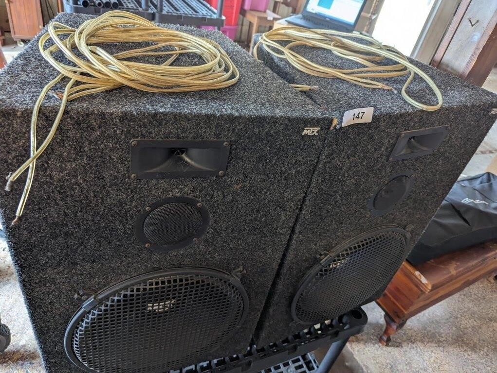 (2) MTX Speakers