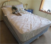 Full size bed, there are some stains on mattress