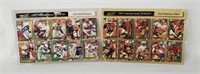 1991 Action Packed Browns 49ers Team Card Sets