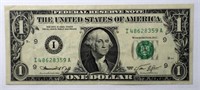 1974 $ 1 FEDERAL RESERVE NOTE (ERROR NOTE)