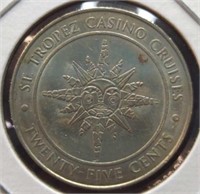 Saint Tropez casino Cruise 25 cent gaming token