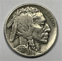 1920 Buffalo Nickel Extra Fine XF