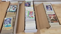 3 boxes assorted 80's 90's Topps Donruss Upper