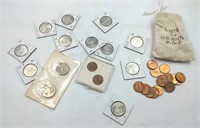 Collection of uncirculated US coins