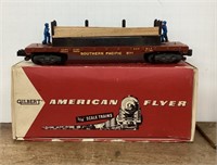 American Flyer lumber unloading car