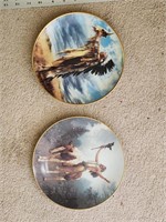 Pair of Indian Collector Plates