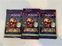 3 x MTG Magic the Gathering Unfinity Booster Packs