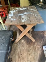 FOLD UP WOOD TABLE