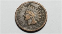 1865 Indian Head Cent Penny