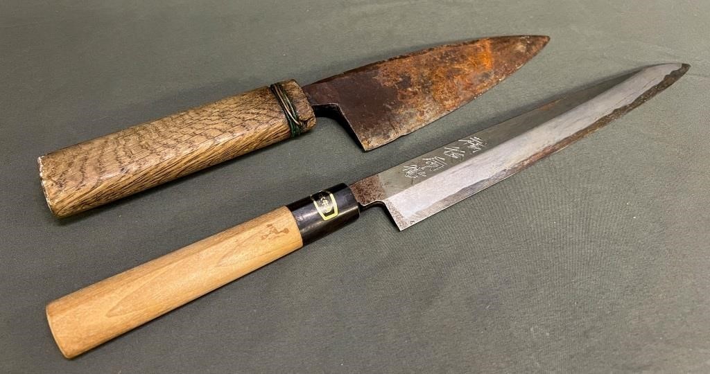2 Japanese Knives, 6" & 9" Length