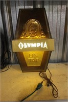 Olympia lighted sign