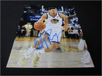 Klay Thompson Signed Warriors 8x10 Photo W/Coa