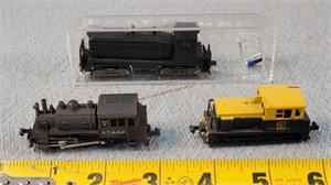 3- N Scale Train Engines - not tested