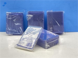 100 Hard Cover Card Holders & Soft Cardsleeves