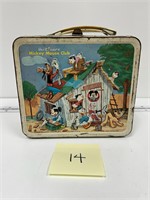 Vintage 1960's Disney Mickey Mouse Club Lunchbox