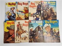 8) DELL ROY ROGERS COMIC BOOKS