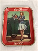 1942 Coca-Cola Metal Tray