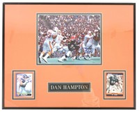 Dan Hampton Framed Autograph & Card Lot